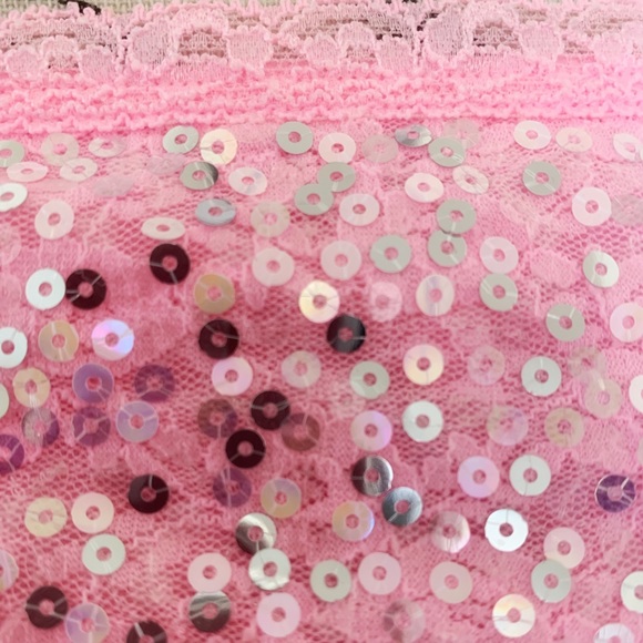 Victoria’s Secret Pink Sequined Bandeau (A-5) - Picture 2 of 4